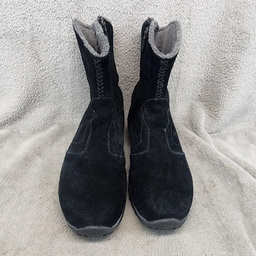 Sorel Shoes Womens Size 9 Maribel Black Suede Winter Boots